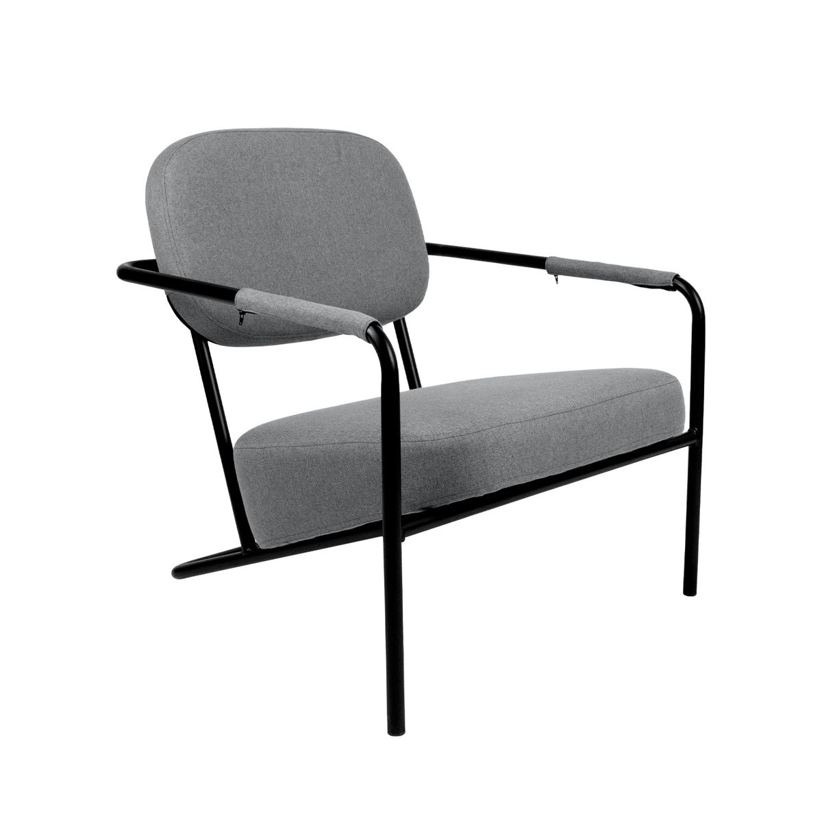 XION - Sillón Moderno Para Sala Tapizado Gris - Nirvana