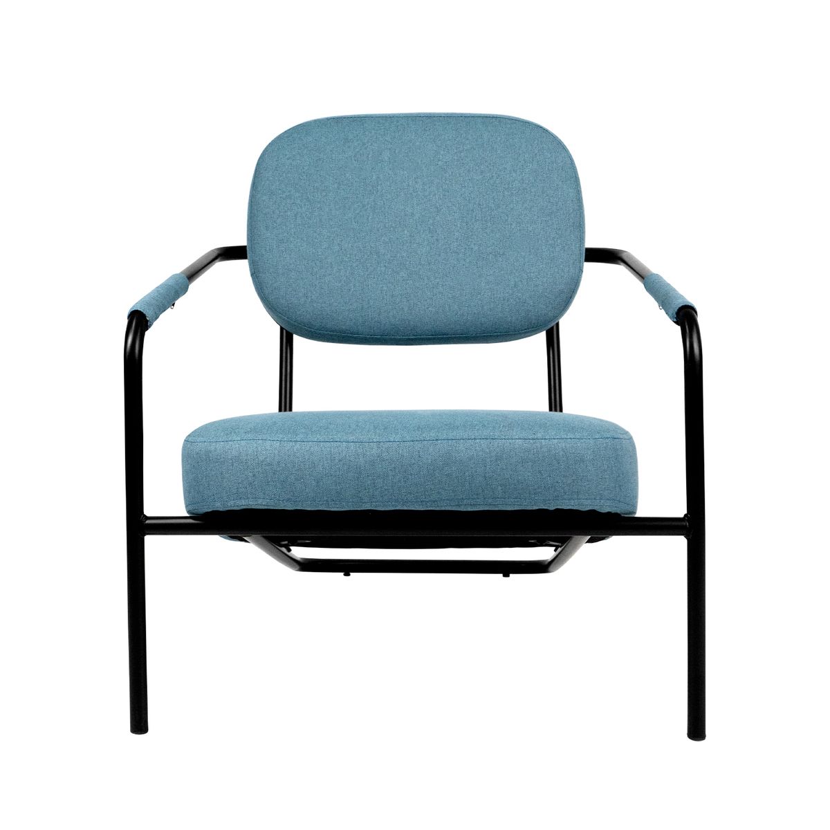 XION - Sillón Moderno Para Sala Tapizado Azul - Nirvana
