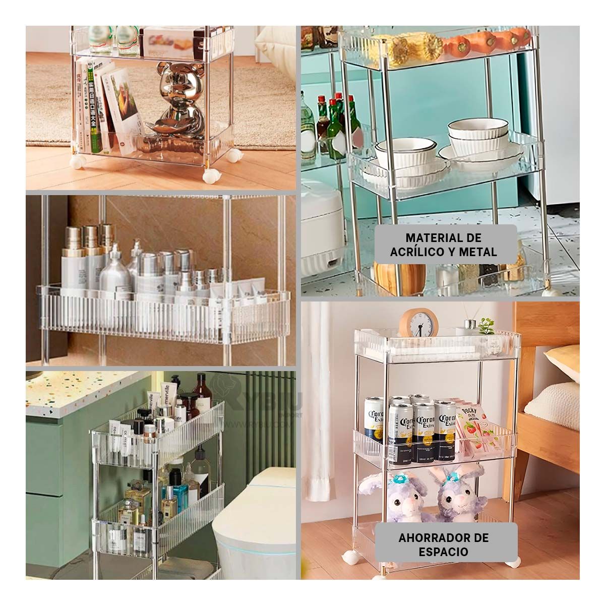 GENERICO - Repisa Moderna de Tono Acrilico Y+Envoltorio de Regalo