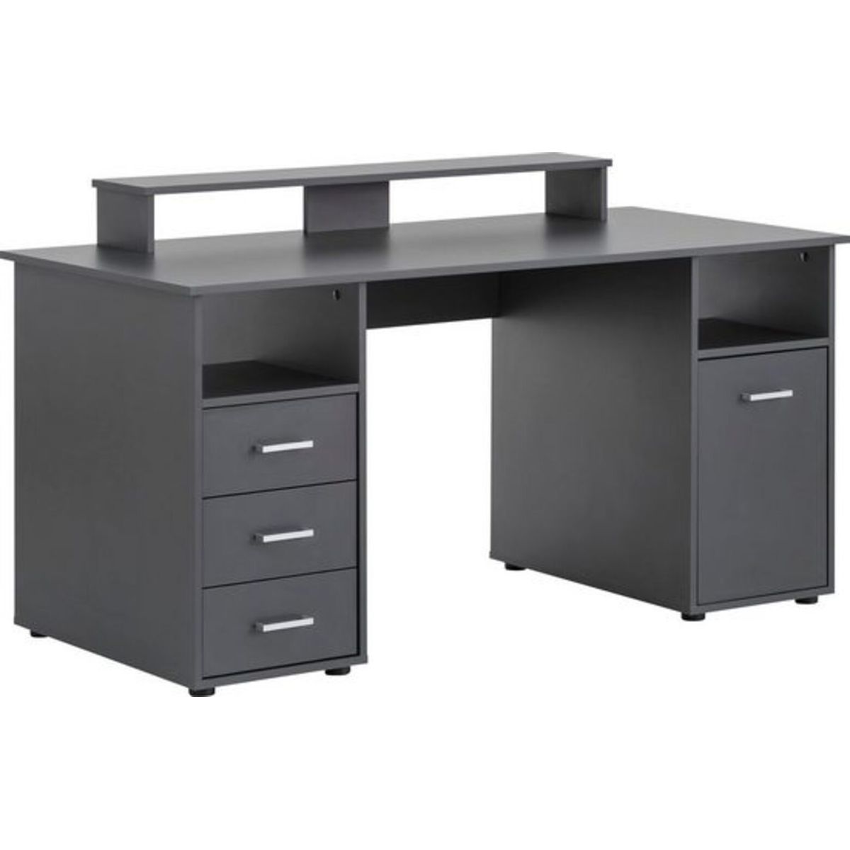 TU MESITA - Escritorio Moderno Orwell Negro 150cm