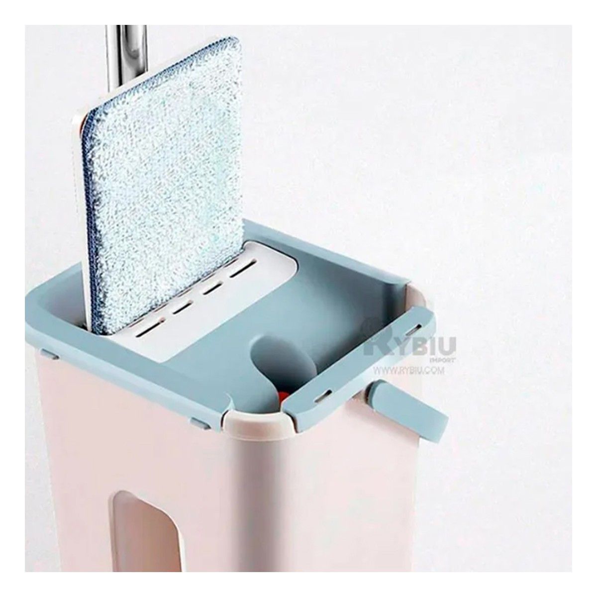 GENERICO - Trapeador 360 con Balde en Color Gris Y+Regalo Agendita