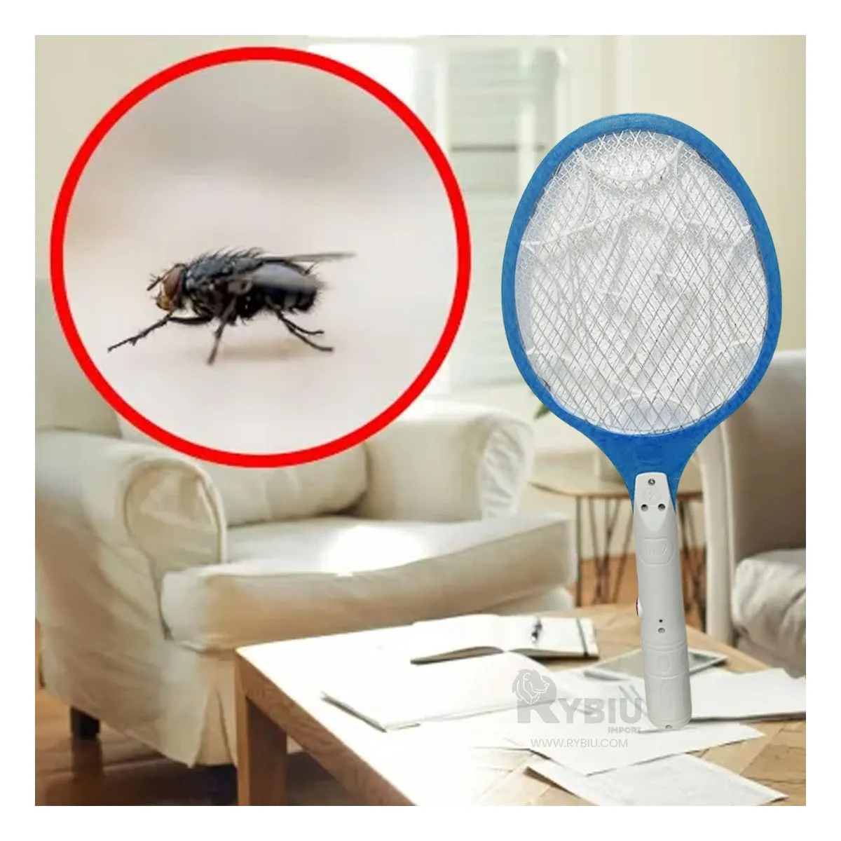 GENERICO - Mosquitero para Insectos Voladores en Azul Y+Gift MiniAgenda