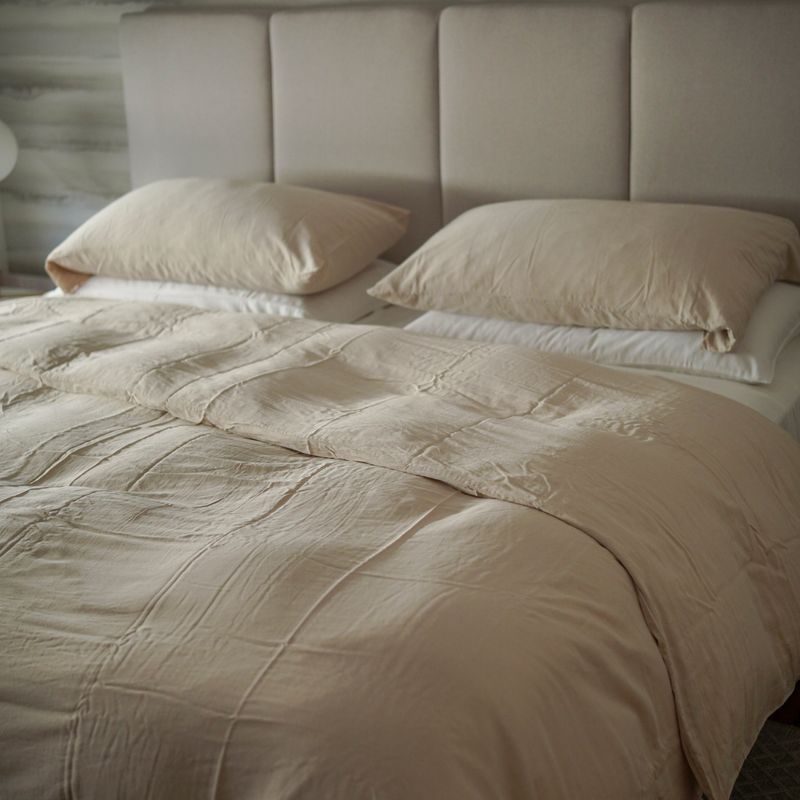 CLAUDIA RIVA HOME - Funda Edredón Terso Beige