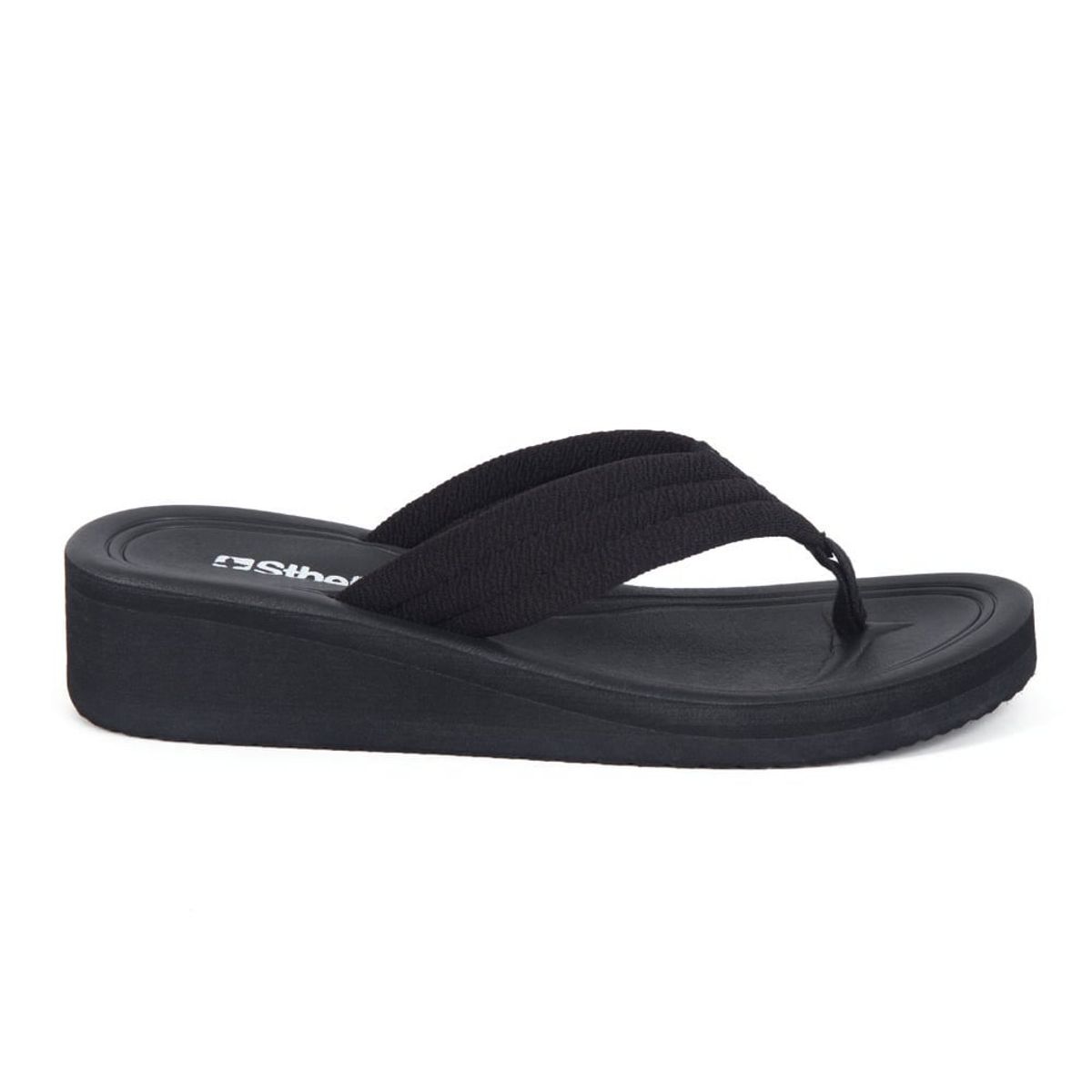 STHEF - Sandalia casual para mujer STHEF - NEGRO