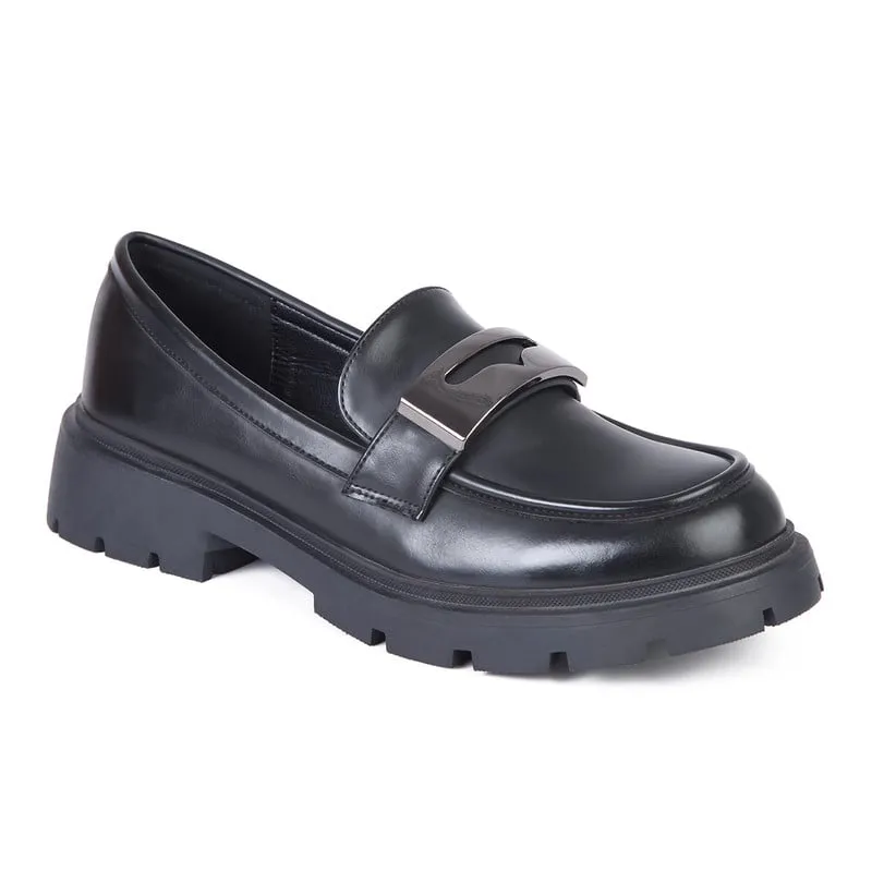 STHEF - Mocasine para mujer STHEF - NEGRO