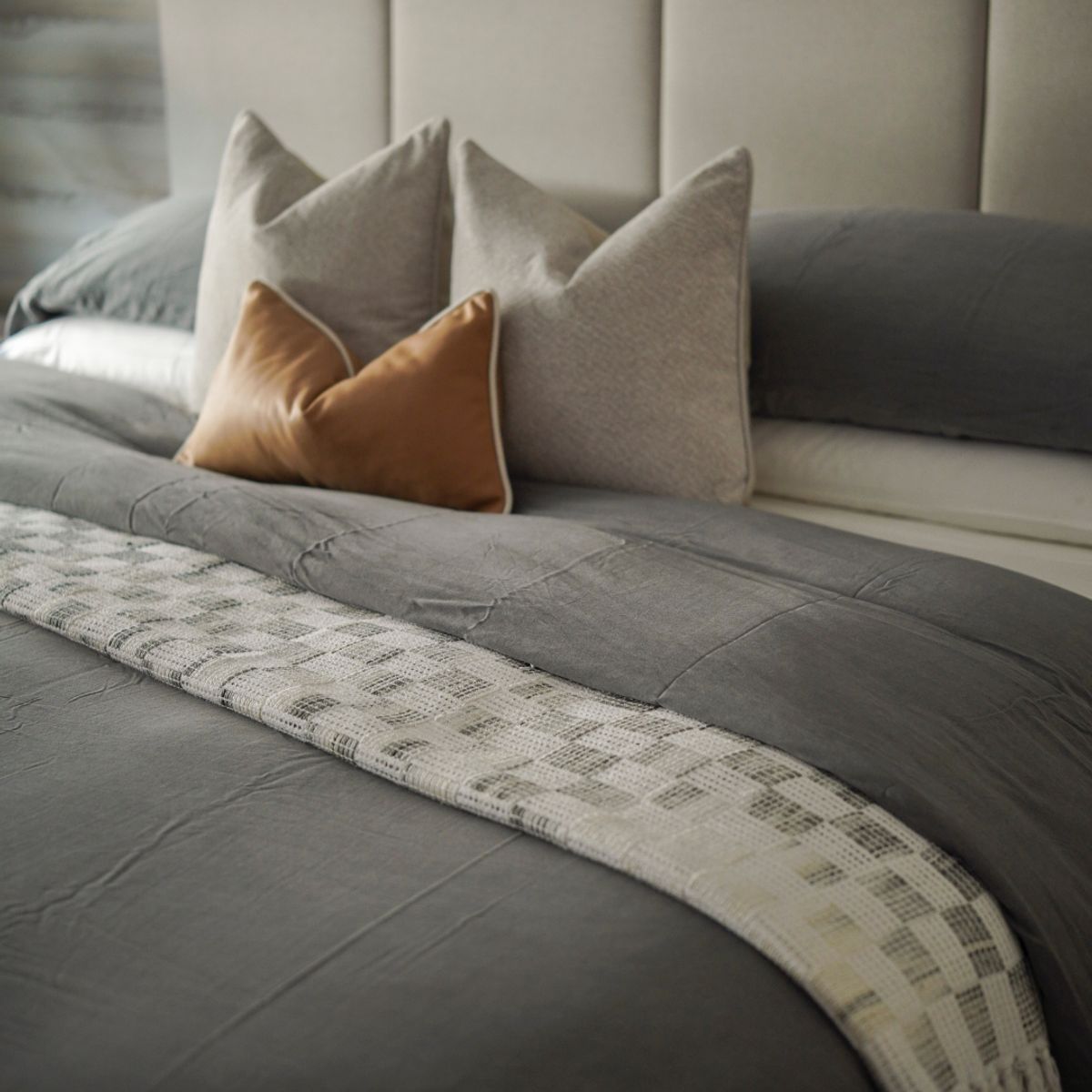 CLAUDIA RIVA HOME - Funda Edredón Terso Charcoal