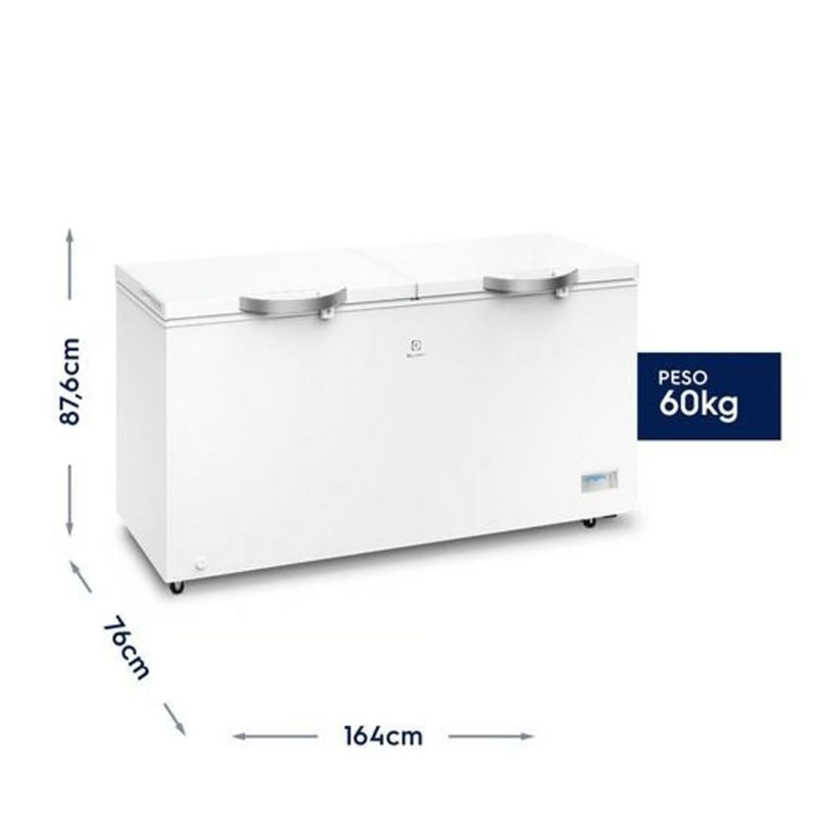 ELECTROLUX - Congelador Horizontal Electrolux 508L Frost Blanco EFC50W2HTW