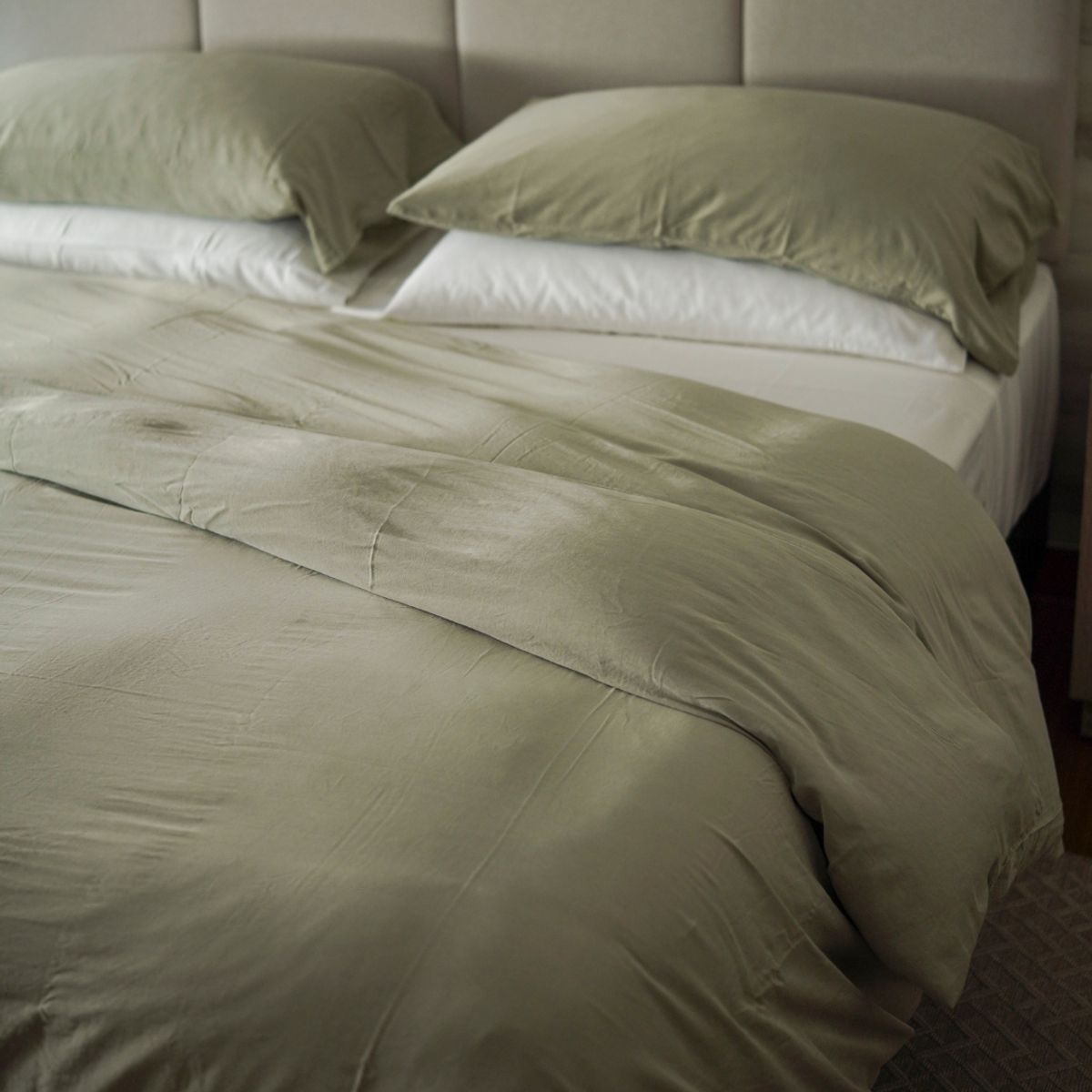 CLAUDIA RIVA HOME - Funda Edredón Terso Verde