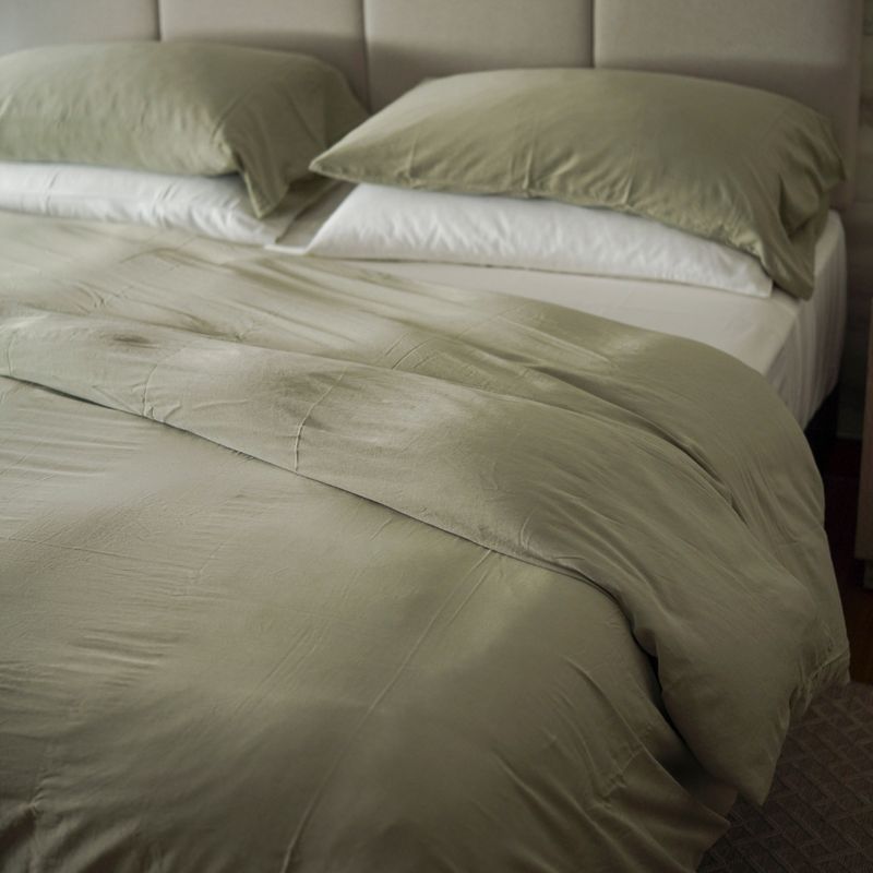 CLAUDIA RIVA HOME - Funda Edredón Terso Verde