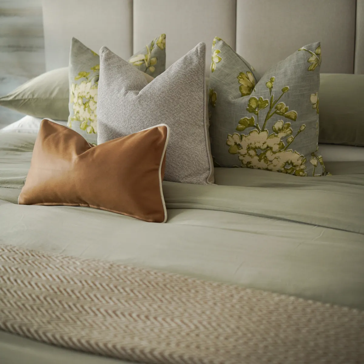 CLAUDIA RIVA HOME - Funda Edredón Terso Verde