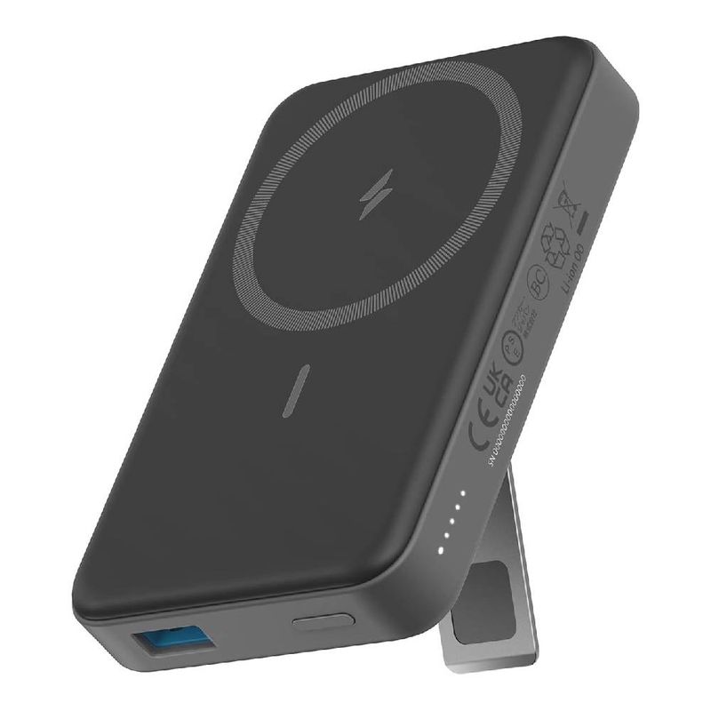 ANKER - Anker MagGo 633 Power Bank de 10,000 mAh con MagSafe, Soporte Plegable