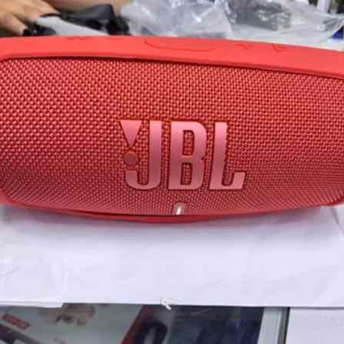 GENERICO - PROTECTOR FUNDA CASE DE SILICONA ROJO PARA JBL CHARGE 5