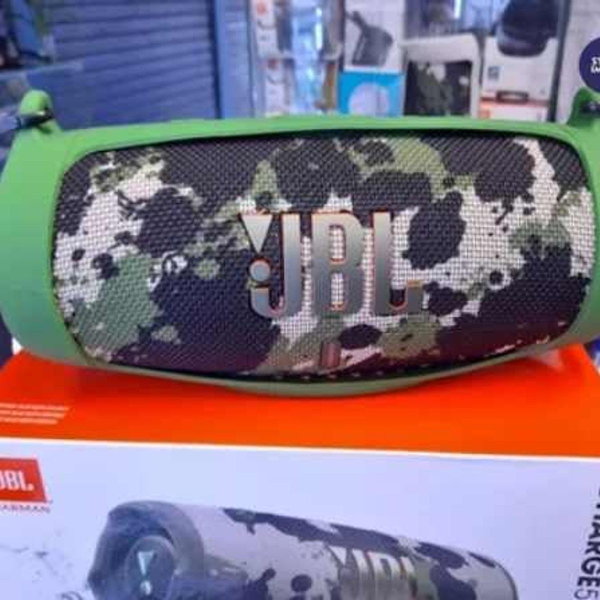 GENERICO - FUNDA  CASE DE SILICONA VERDE PARA JBL CHARGE 5