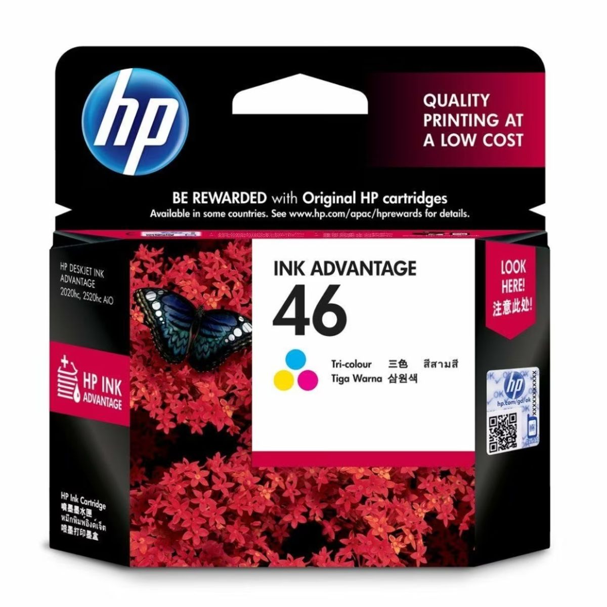 HP - Cartucho de Tinta HP 46 Tricolor Original