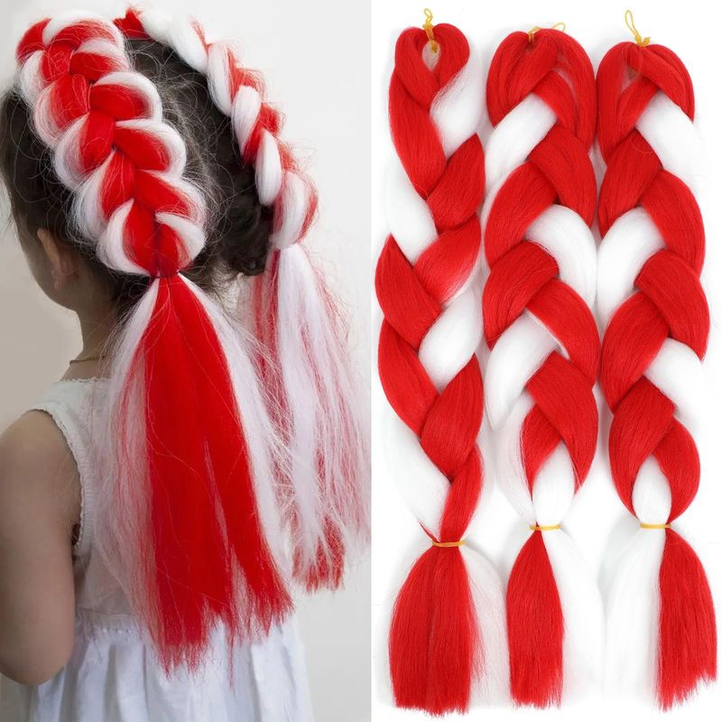 GENERICO - KANEKALON PARA EXTENSIONES Y TRENZAS - BICOLOR - GENERICO
