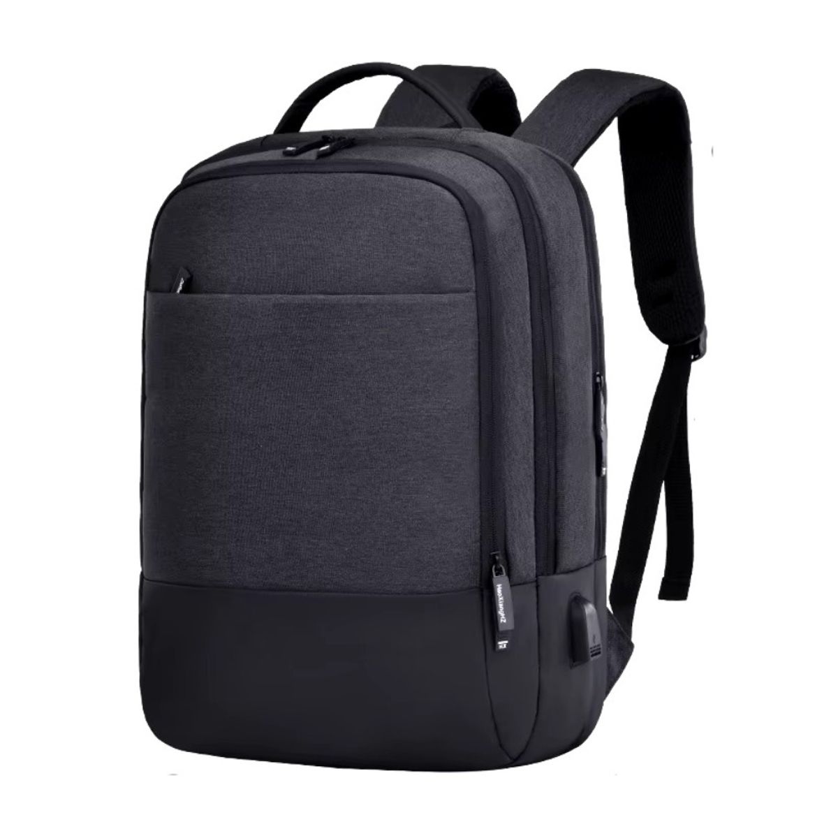 GENERICO - Mochila de Viaje Ziper para Cabina USB  Grafito