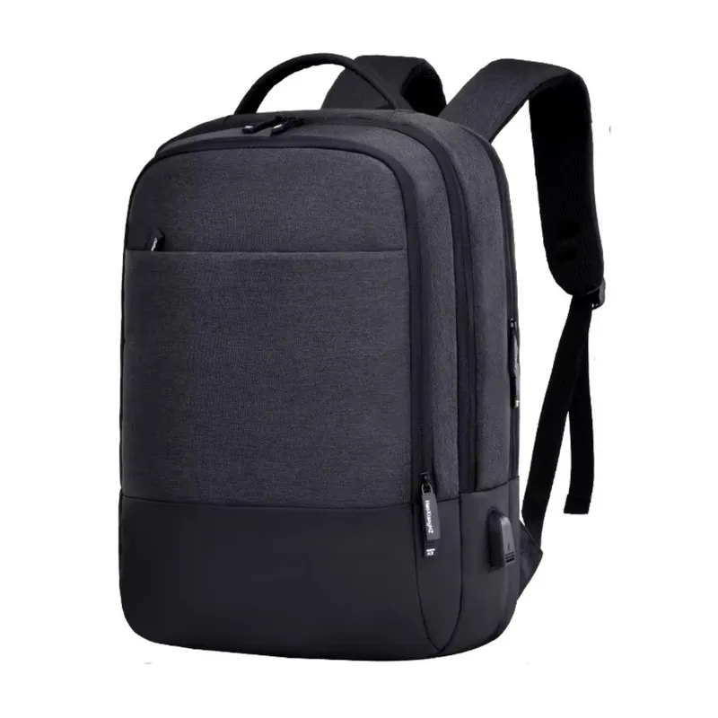 GENERICO - Mochila de Viaje Ziper para Cabina USB  Grafito