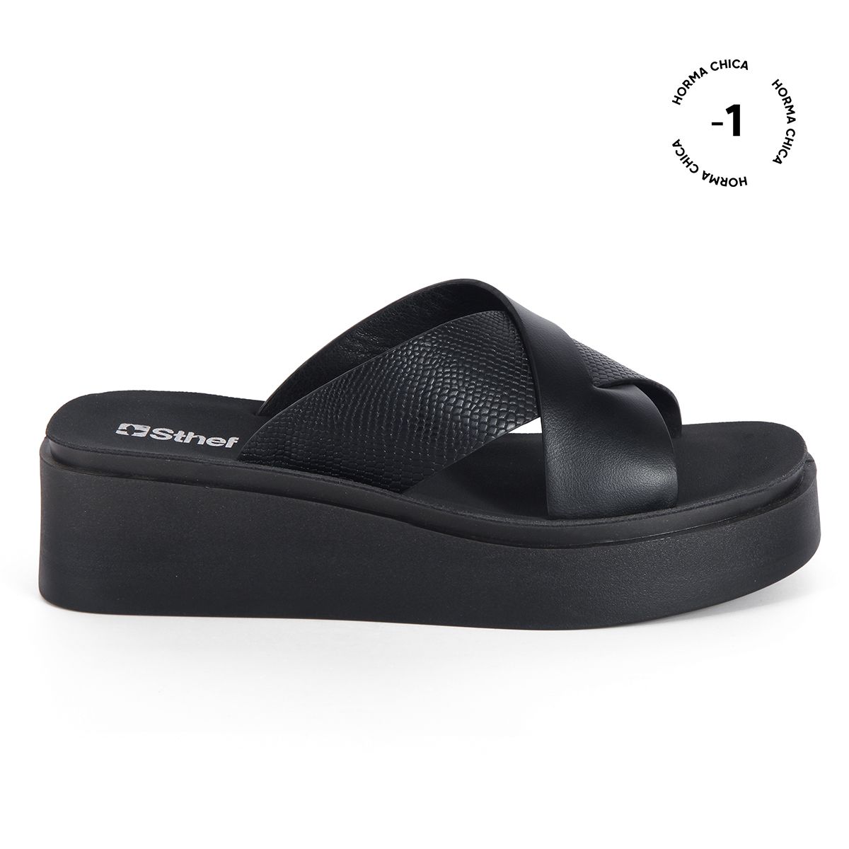 STHEF - Zapato Plataforma para mujer STHEF - NEGRO