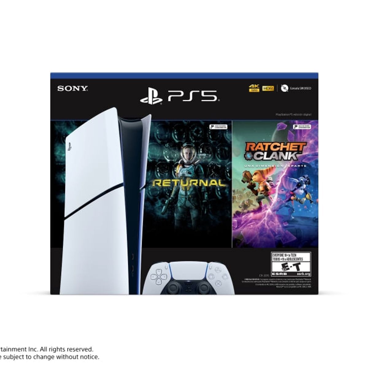SONY - Consola Sony Ps5 Slim Hw Digital 2015 (cfi-2015b)