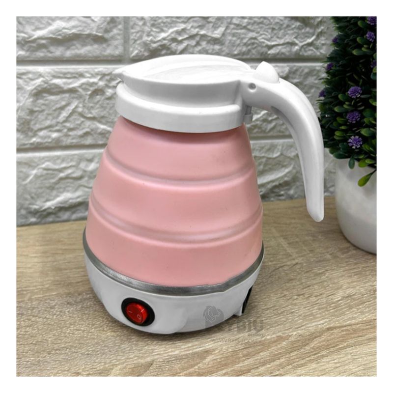 GENERICO - Hervidero Automatico de Agua 600ml Rosado Y+Papel de Regalo