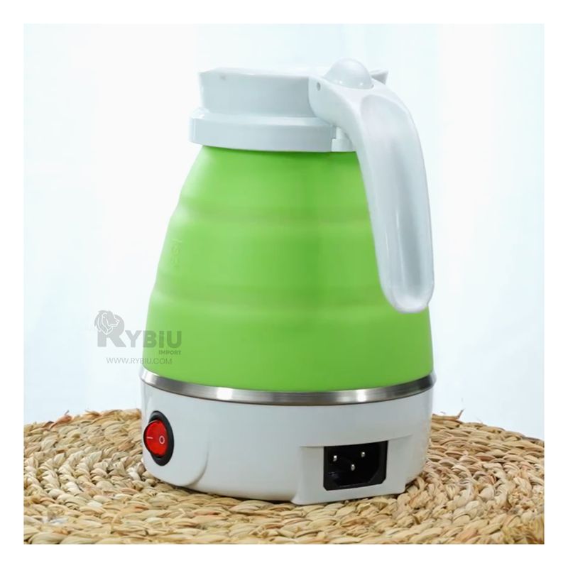 GENERICO - Hervidero Portatil de 600ml en Verde Y+Papel de Regalo