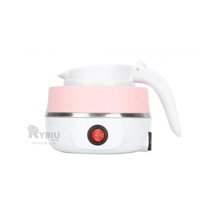 GENERICO - Hervidor Potente de 600ml en Rosado Y+Envoltorio de Regalo