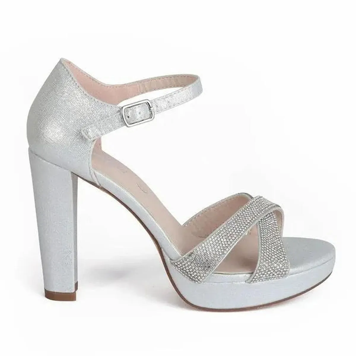 STHEF - SANDALIA MUJER STHEF FIESTA PLATA 7765