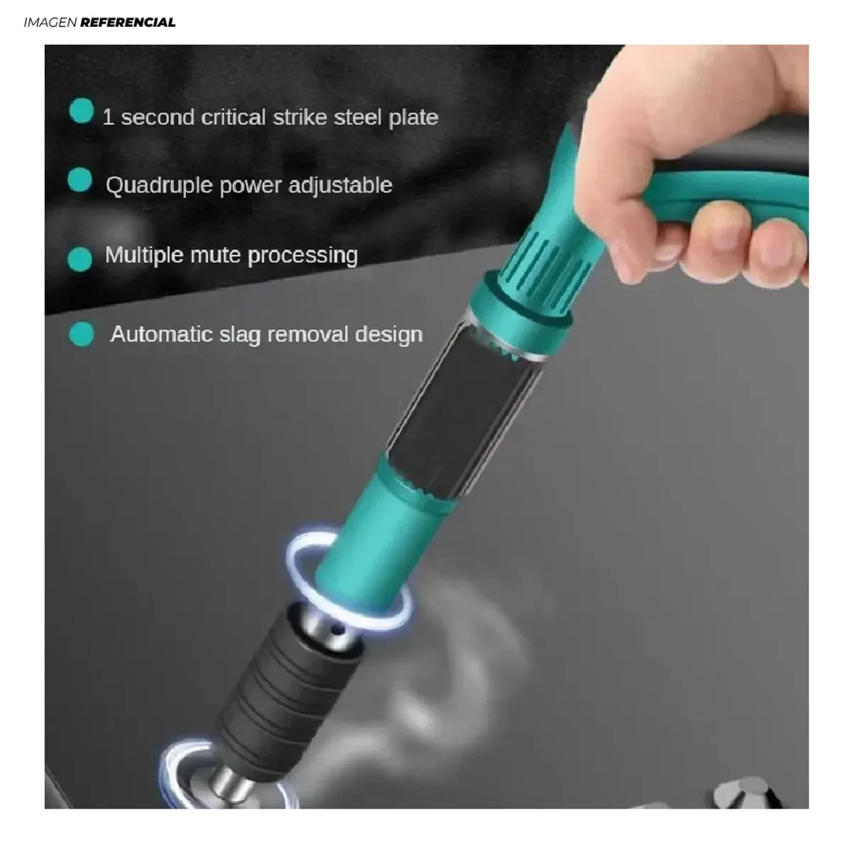 GENERICO - Pistola de Clavos de Acero con Accesorios