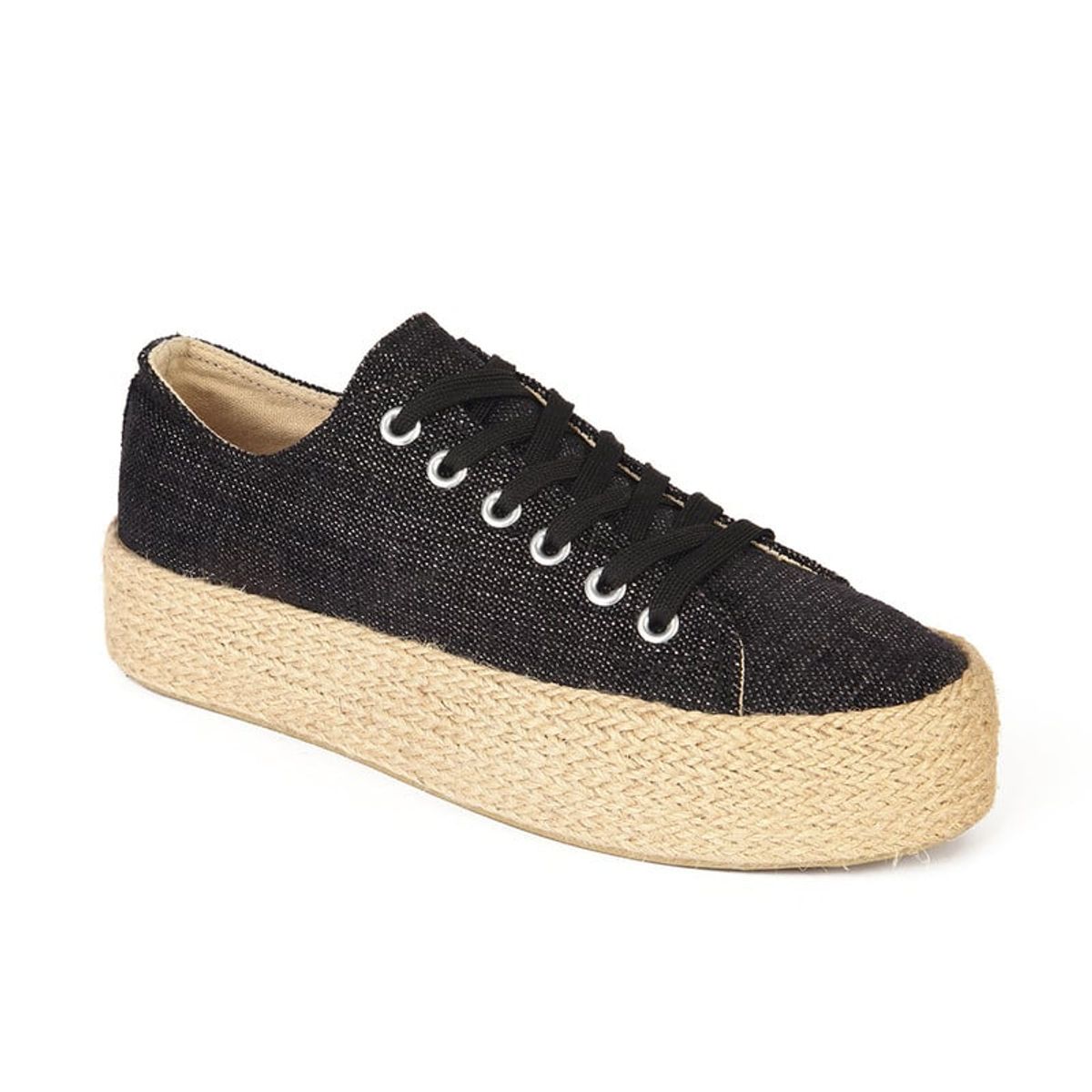 STHEF - Alpargata para mujer STHEF - NEGRO