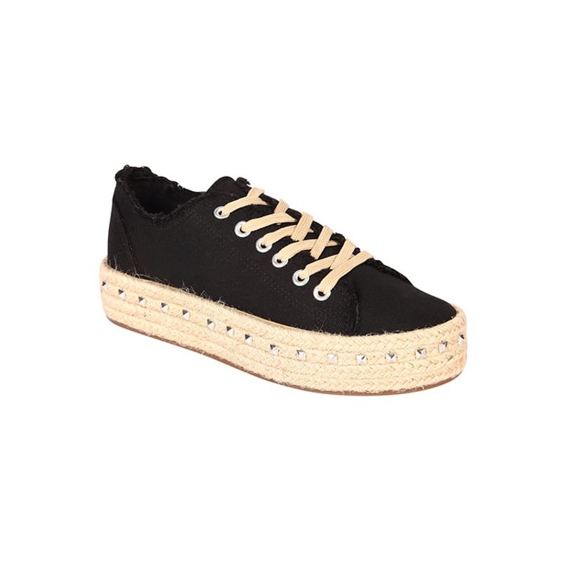 STHEF - Alpargata para mujer STHEF - NEGRO