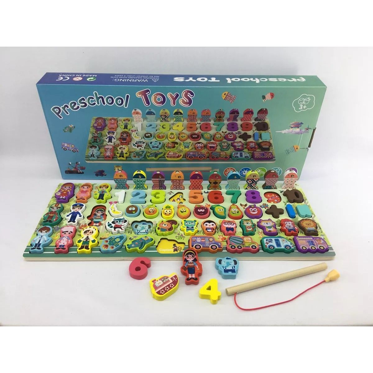 GENERICO - Tablero Montessori Didáctico Multifuncional