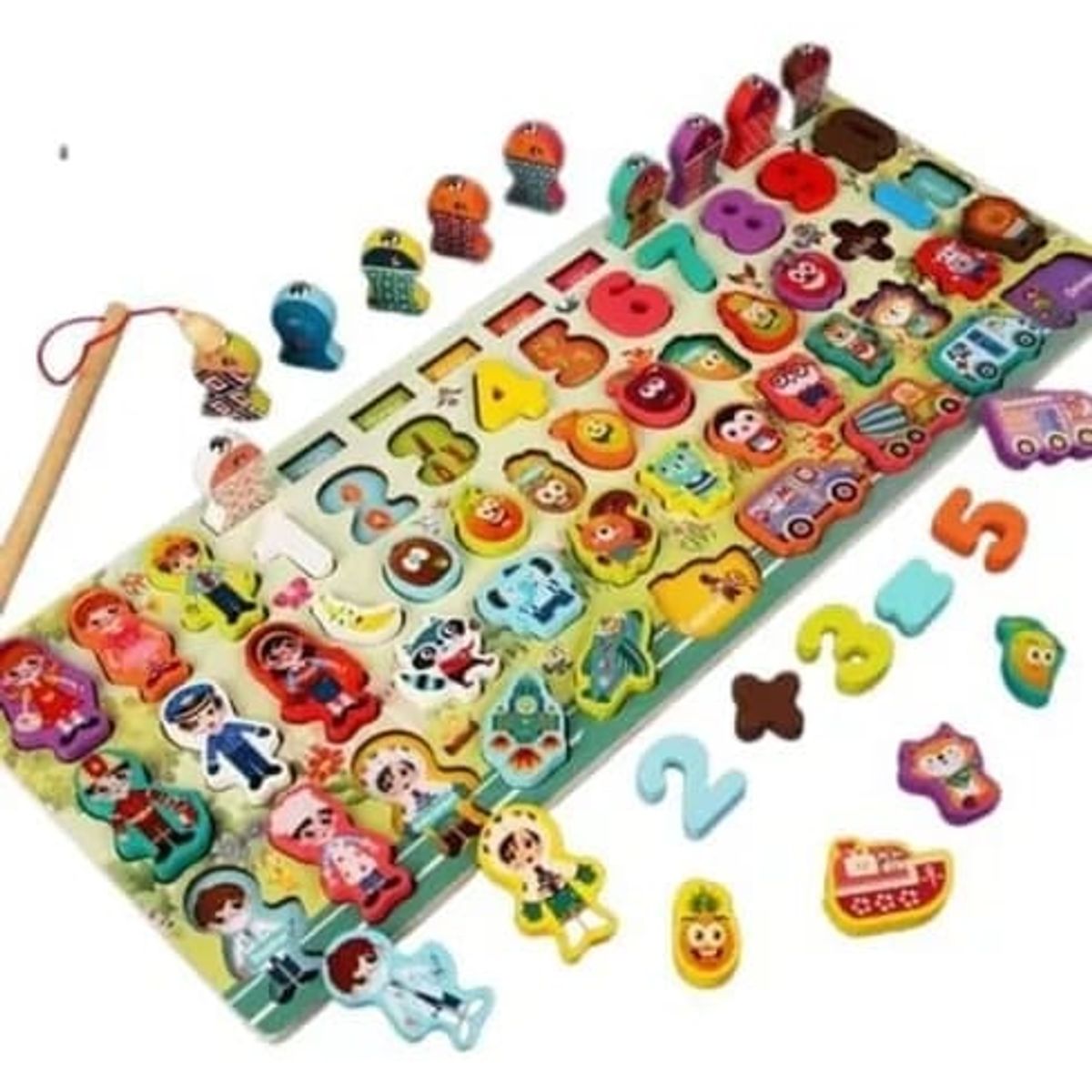 GENERICO - Tablero Montessori Didáctico Multifuncional