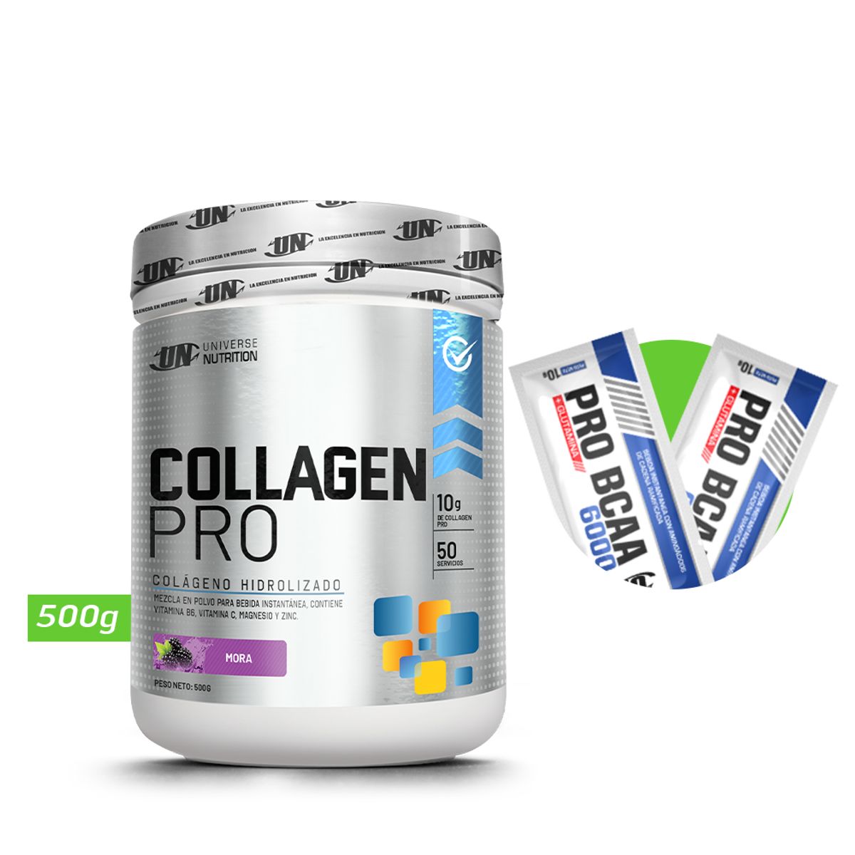 UNIVERSE NUTRITION - Collagen pro 500g colágeno universe nutrition mora + regalos