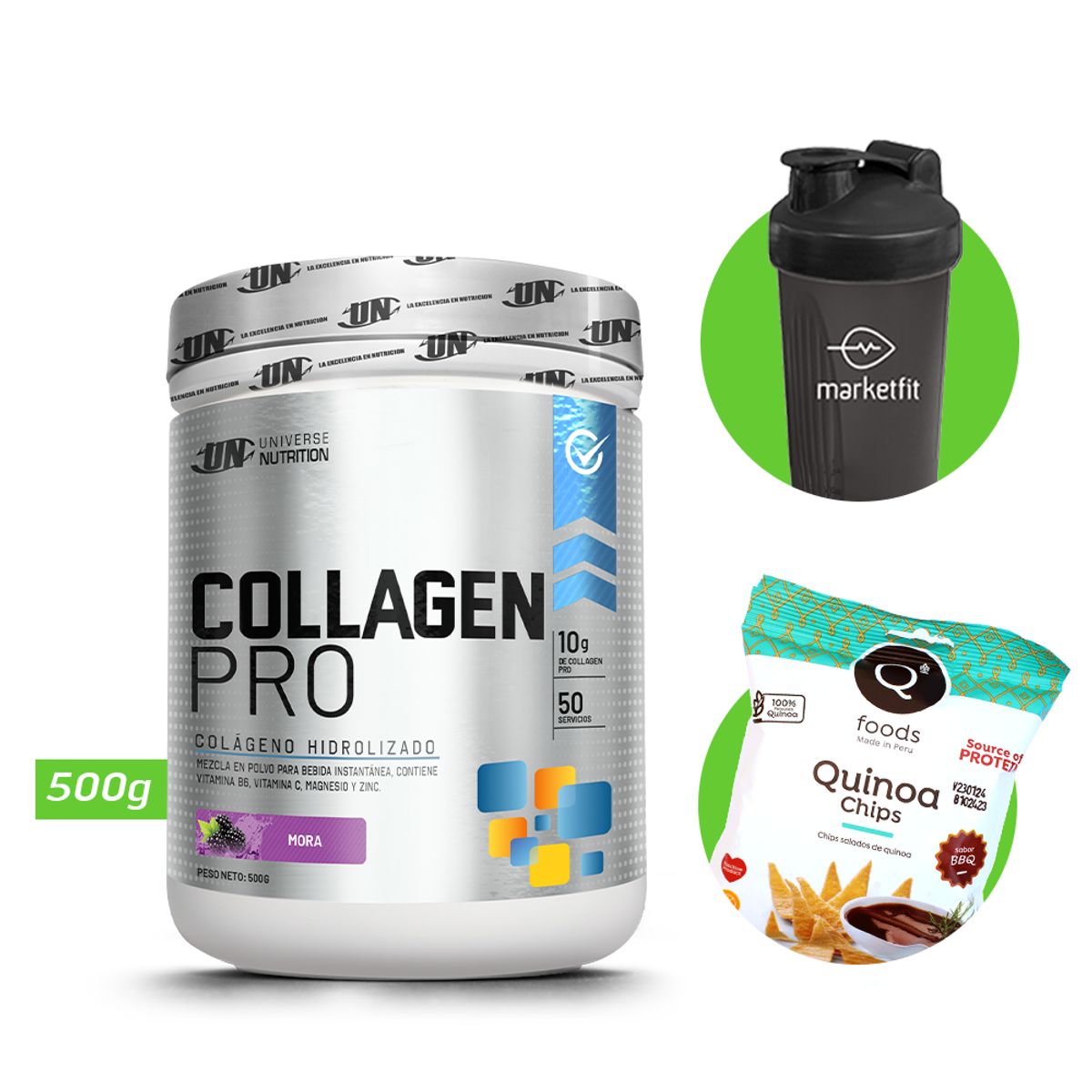 UNIVERSE NUTRITION - Collagen pro 500g colágeno universe nutrition mora + regalos