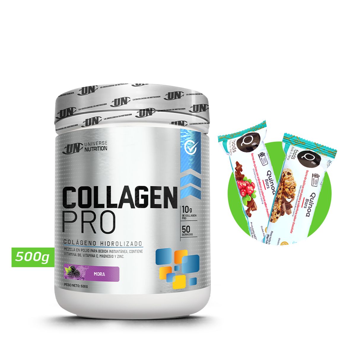 UNIVERSE NUTRITION - Collagen pro 500g colágeno universe nutrition mora + regalos