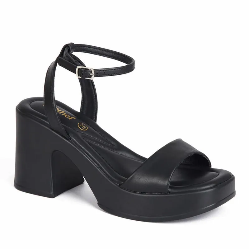 STHEF - SANDALIA MUJER STHEF CASUAL NEGRO 7798