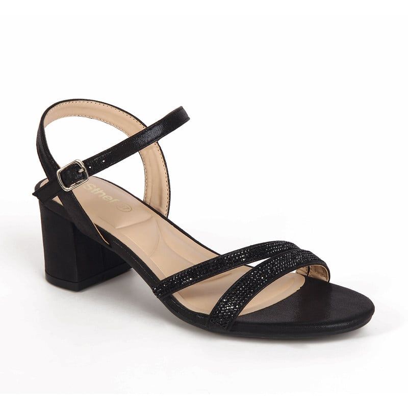 STHEF - Sandalia de Vestir para mujer STHEF - NEGRO