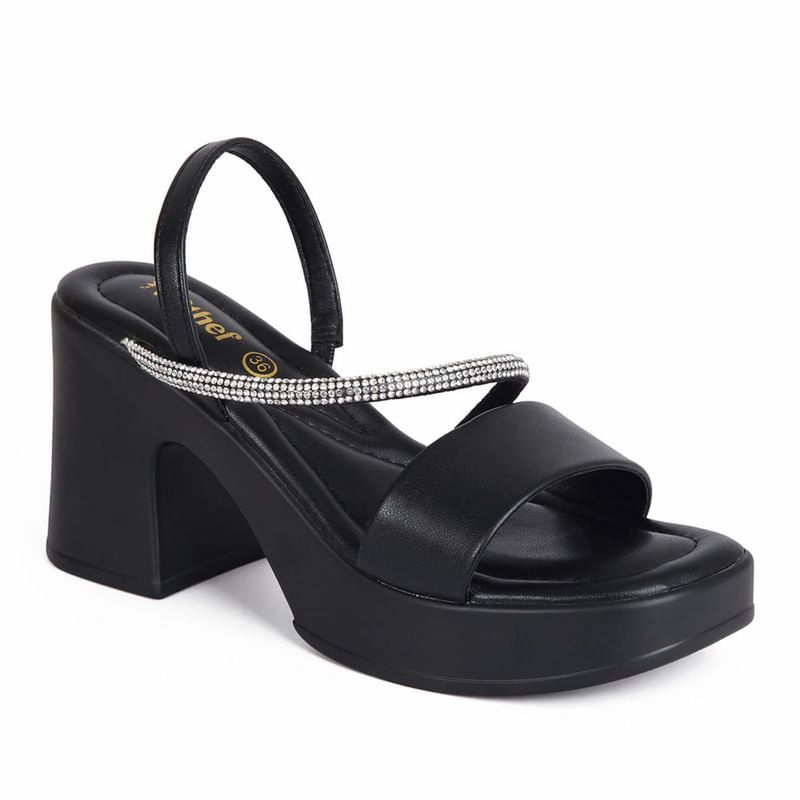 STHEF - SANDALIA MUJER STHEF CASUAL NEGRO 7829
