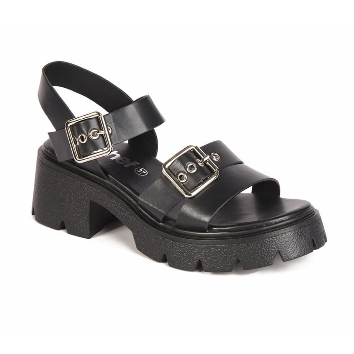 STHEF - Zapato Plataforma para mujer STHEF - NEGRO