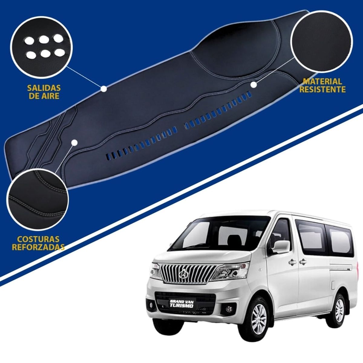 TECGO - PROTECTOR TABLERO TIPO CHANGAN SUPER VAN TURISMO 2016-2023