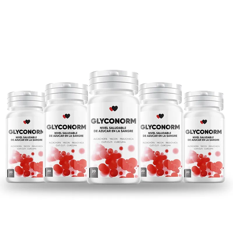 GLYCONORM - GLYCONORM - pack x6 - alivia y controla síntomas de diabetes