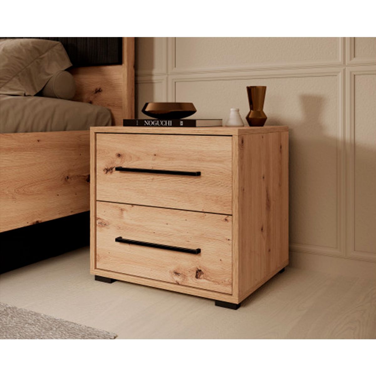 GENERICO - Velador Mesa De Noche Avena - Gaudi