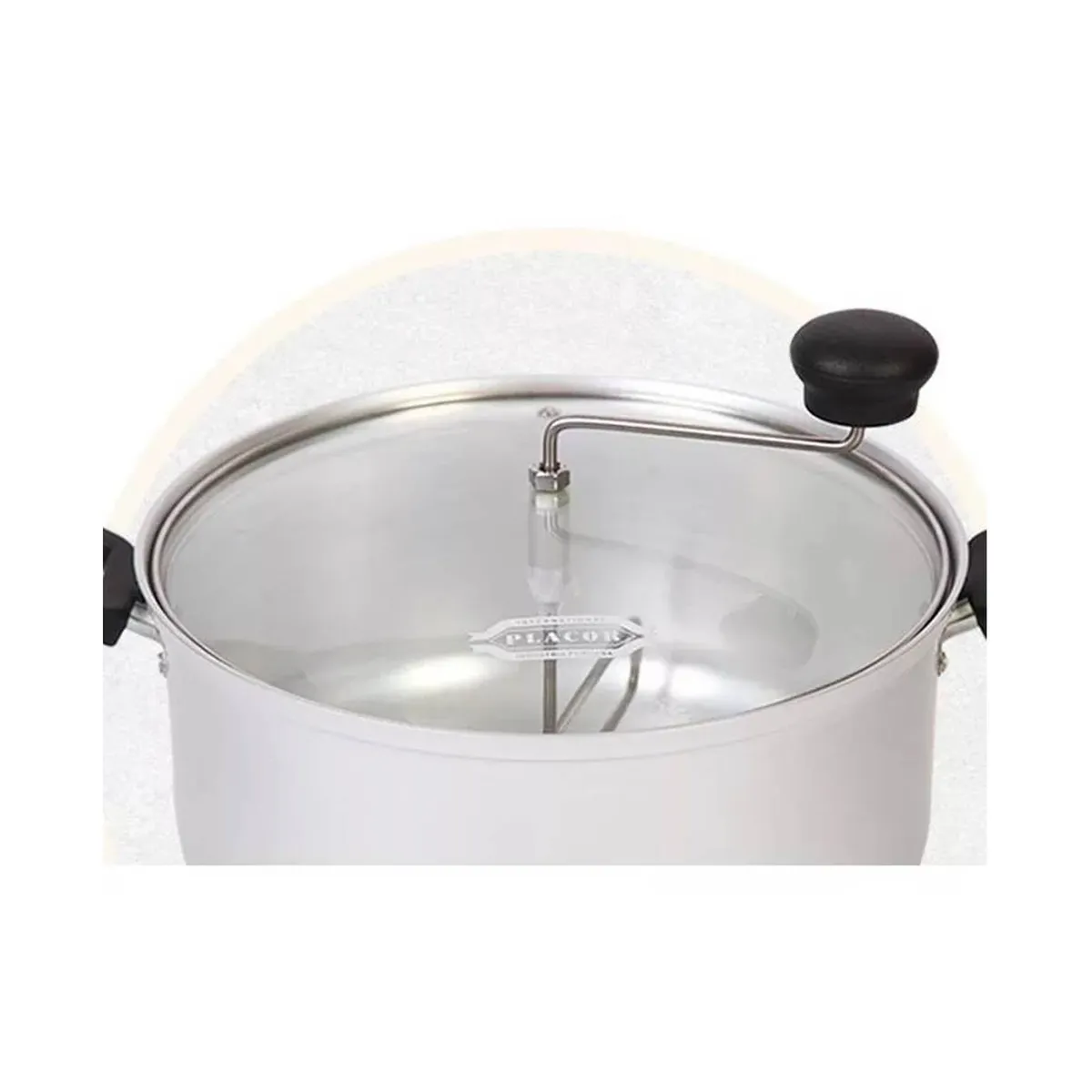 GENERICO - Olla Tostadora Porcorn Cancha Mani AluAnodizado 26cm