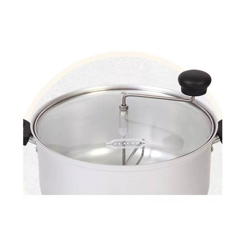 GENERICO - Olla Tostadora Porcorn Cancha Mani AluAnodizado 26cm