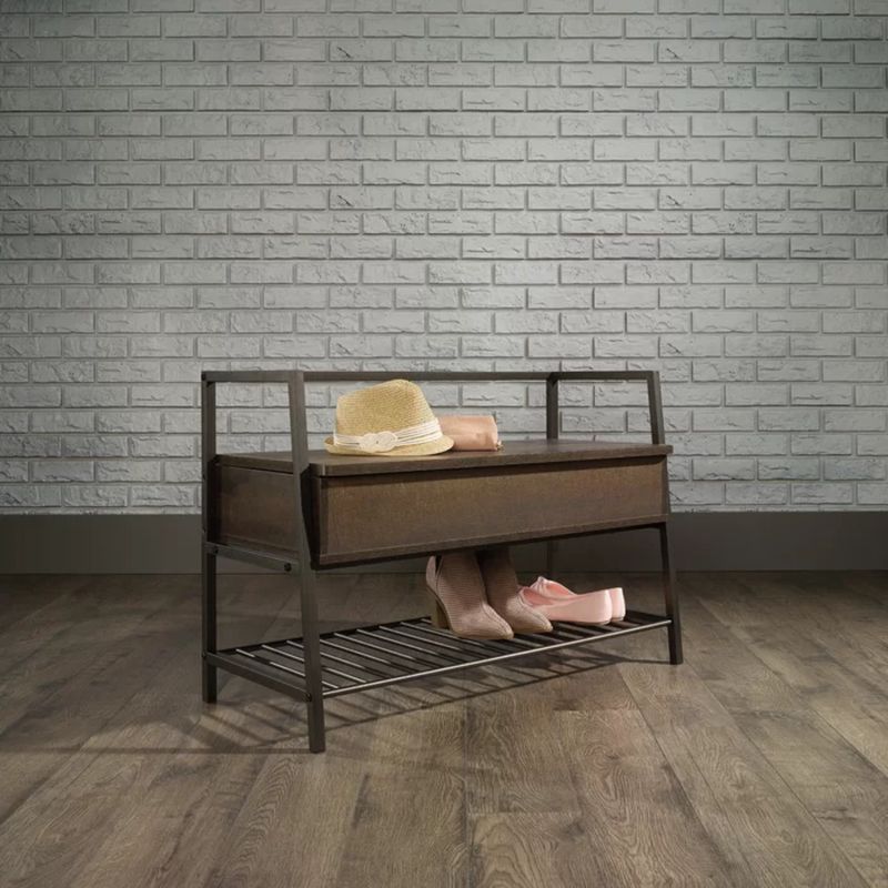 TU MESITA - Baúl Moderno Camel tipo Industrial TU MESITA color Wengue