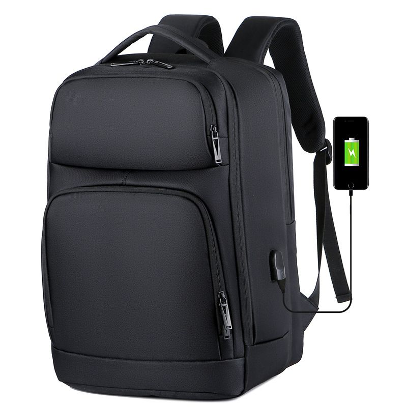 GENERICO - Mochila Compartimiento Multi Viajera de Cabina USB