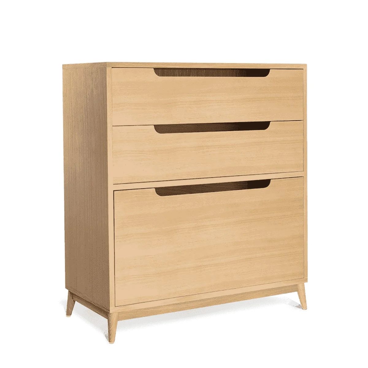 TU MESITA - Cómoda Compacta Moka 3 cajones color Duna TU MESITA