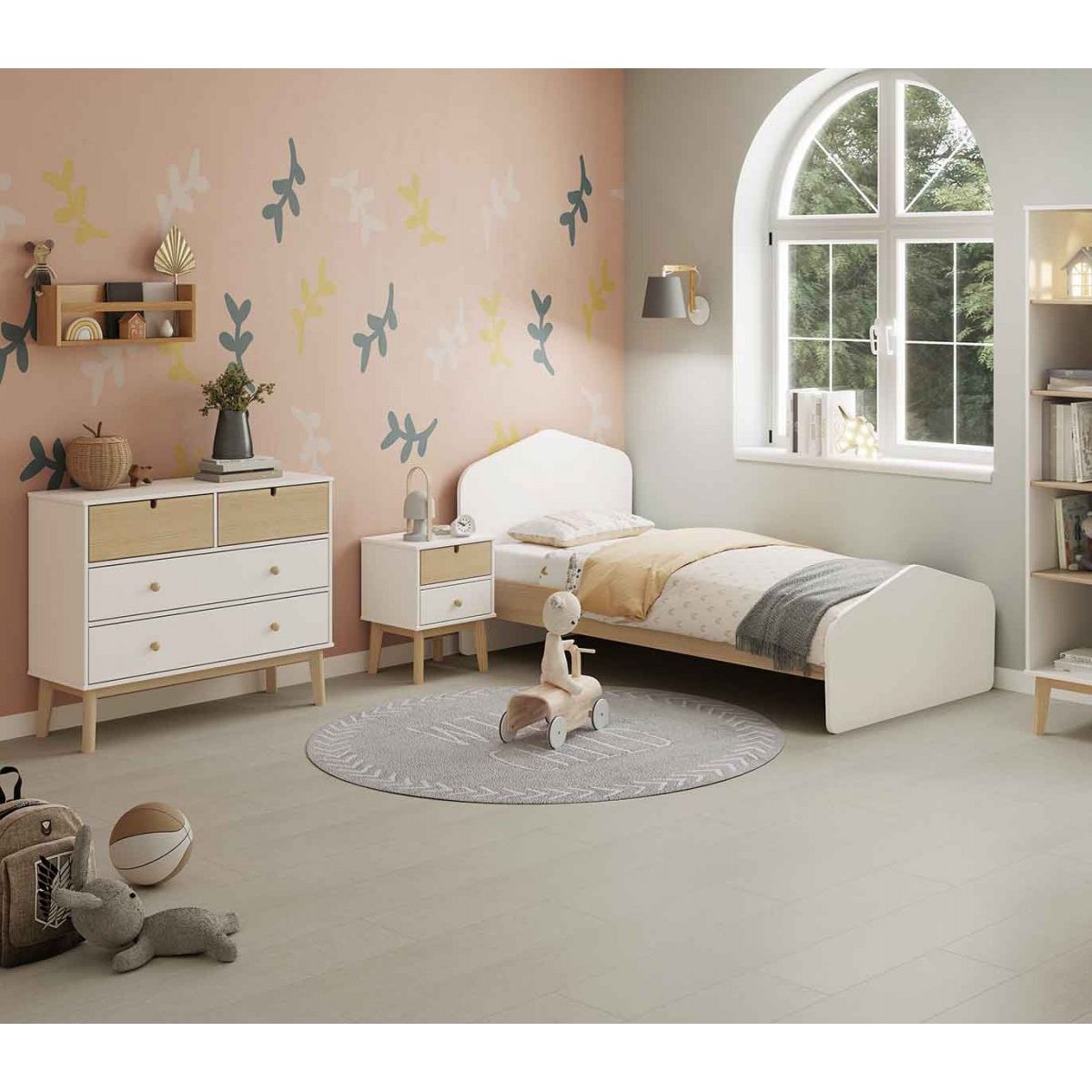 TU MESITA - Cómoda Infantil Kasidy color BlancoDuna TU MESITA 4 cajones