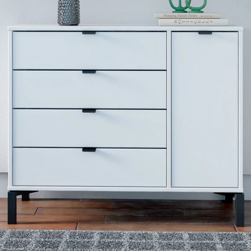 TU MESITA - Cómoda Juvenil Mariana color Blanco TU MESITA