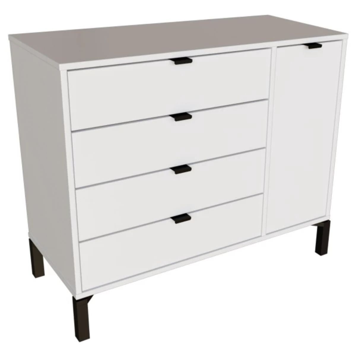 TU MESITA - Cómoda Juvenil Mariana color Blanco TU MESITA